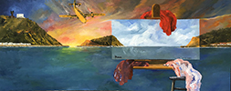 J�se Manuel �balos - EL SUSTO DEL PINTOR 150 X 60