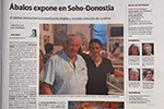J�se Manuel �balos - Rese�a en el Diario Vasco