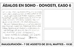 J�se Manuel �balos - Soho 2018 - Tarjet�n Agosto