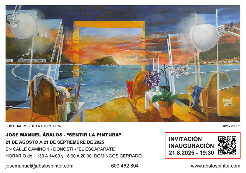 Exposición en Madrid (centro cultural nicolás salmerón) del 4 al 29 de octubre de 2022